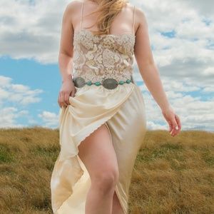 Vintage Victoria's Secret Lace Gown Slip